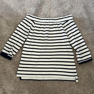 Crewcuts Strapless Mid Arm Striped Shirt